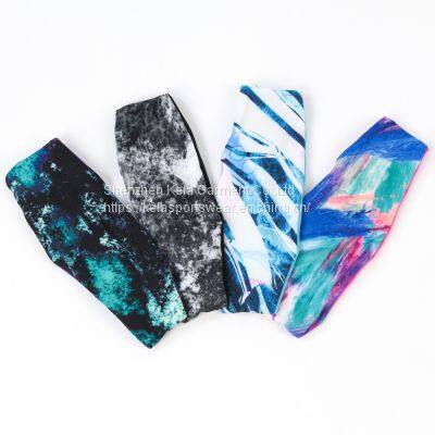 Whole Sales Non Slip Dry Fit Athletic Exercise Running Gym Sweatband Yoga Fitness Hairband Hair Band Head Band Sports Headband photo-3