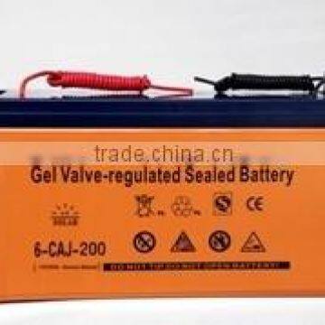 Gel Battery for Street Light 12v 100ah Battery, Deep Cycle, Free Maintenance