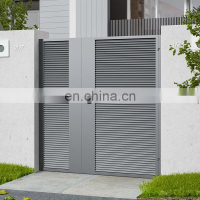 High quality wrought iron gate design New iron gate villa door