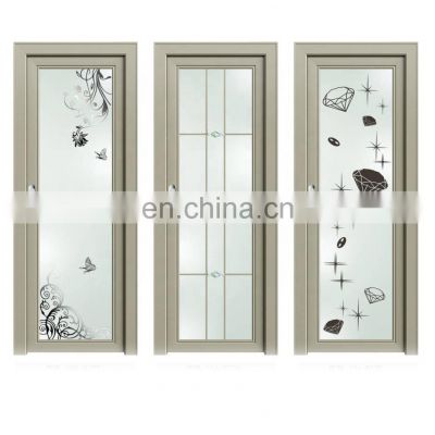 China factory 5 years warranty Aluminum Door with Tempered Glass