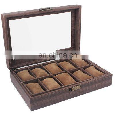 Custom Classic Black pu Leather Watch Box Packaging photo-4