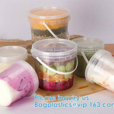 Plastic PP Bucket Various Colors Sizes Paint Bucket BARREL PLASTIC PAIL Packaging Bucket photo-4