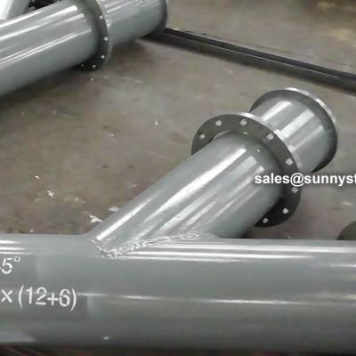 Ceramic Lined Lateral Pipe Wye