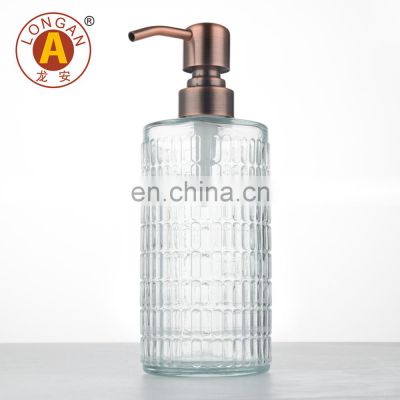 Hot Sale Wholesale Price Free Sample Empty Hand Sanitizer Cosmetic 500ML Glass Bottle Supplier In China