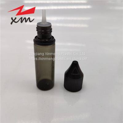 V3 PET 15ml clear black vape bottle anti-theft  E-liquid plastic childproof oil ink squeeze bottle tip lid 10ml 30ml 50ml  liquid juice eye dropper bottle