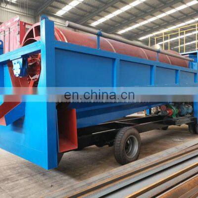 Mobile Rotary Trommel Gold Screen Wash Plants