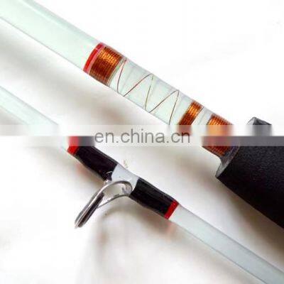 Byloo New Solid Transparent Fiberglass Fly Fishing Rod Salt Water 2 Section Spinning Rod New 2022
