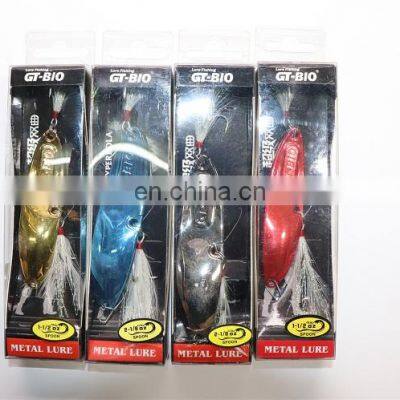 GT-BIO Metal Jigging Spoon Hard Artificial Baits Boat Fishing Jig Lures Super Lead Fish Fishing Lure photo-3