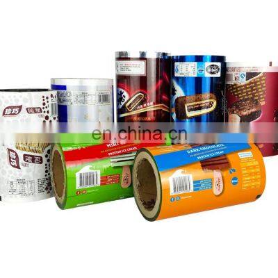 custom printed ice popsicle packaging bags food grade aluminium laminated popsicle packaging plastic film roll