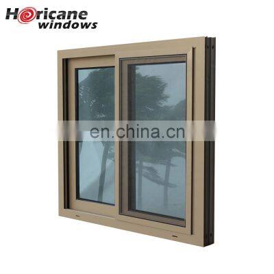 New design supplier manufacture cheap balcony aluminium profile frame windows in China with mosquito net