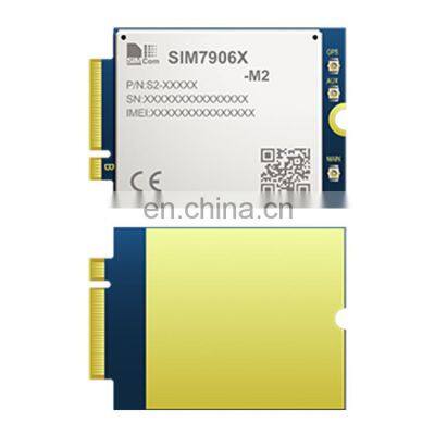 SIMCOM SIM7906-M2 LTE Cat 6 module 300Mbps downlink and 50Mbps uplink rate, LTE-A Module SIM7906E-M2 SIM7906SA-M2