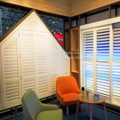 China Direct Sales PVC Plantation Shutter and Louver Shutters for Home/office/hotel/cafe photo-4