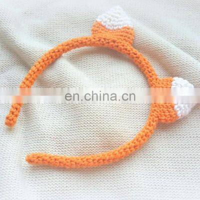 Hot Sale Crochet Fox Hair Accessories, Baby Headband, Hair Bow Vietnam Supplier Cheap Wholesale photo-2