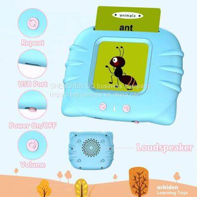 Cognitive Audible Flash Cards English Learning Flashcard Reader Talking Learning Machine for Boys And Girls photo-4