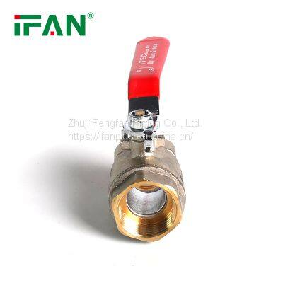 IFAN Customized 2pc Manual Ball Valve PN25 Brass Ball Valve For Water Use photo-2
