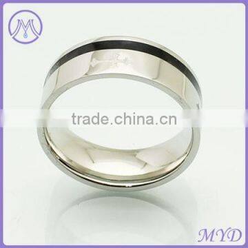 Fashion JewelrY High Quality Two Tones Stainless Steel Finger Ring