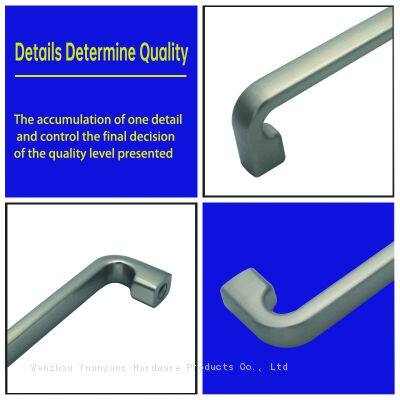 Nickel Plated Ripple Kitchen Handles Drawer Pulls T Bar Zinc Alloy Cabinet Hardware Handles photo-4