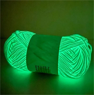 Fashion Luminous Yarn Luminous Fiber Glow in the Dark for Transportation Clothing or Decorations Dty