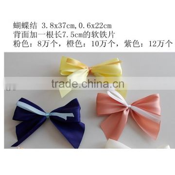 Most saleable mini fabric butterfly bow tie for giftbox packing/Ribbon bow