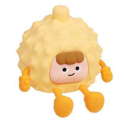 Hot Sale Touch Timing Switch Control Cartoon Bedside Lamp Durian Night Light For Home Decoration Fruit Cute Bedside Lamp for Kid