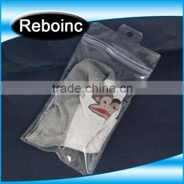 Logo Printed Slider Zipper Clear Pvc Bag for Package Vinyl Transparent Pvc Bag Cosmetic Packing Quality Choice photo-5