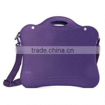 3mm neoprene laptop bag with should strap and handle