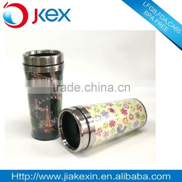 cheap screw lid insulated travel plain tumbler mug