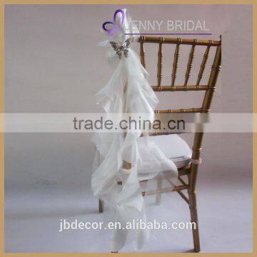 C147G Silver Gray Wedding Cheap Chair Covers Chair Sashes photo-2