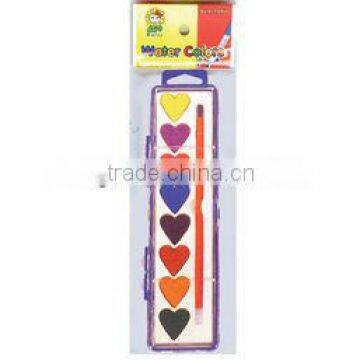 8color Heart Shaped Damp-dry Water Color photo-1