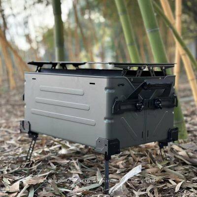Outdoor Camping Multi-Functional Table Stack for Storage photo-3