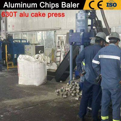 Aluminum Filings Compressing Metal Recycling Machinery Briquette Extruder Machine
