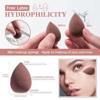 Beauty Accessories Cheap Brush Sponge Kit Best Seller Daily Beauty Makeup Brushes Sponge Set for Cosmetics Setting Private Label photo-2