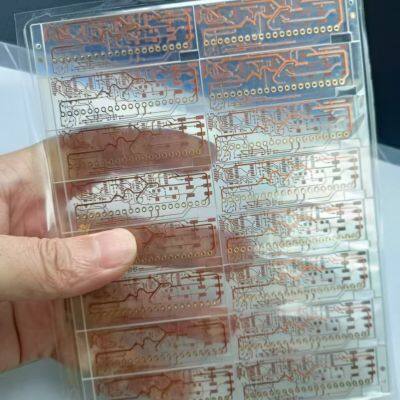 Multi layer transparent FR-4 circuit board,Double layer transparent circuit board PCB,
