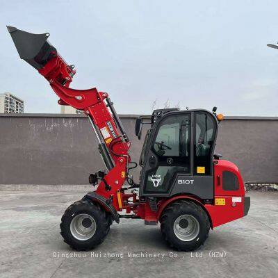HZM Mini New HZM810T Agriculture Articulated Small Compact Farm Garden Telescopic Loader