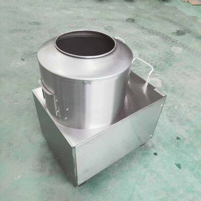 Automatic Potato Peeler Ginger Cleaning Machine Desktop Food Machinery