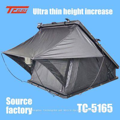 Quick Opening Thin Car Roof Tent Factory Supplies Outdoor Camping Without Setting up Aluminum Alloy High Top Hardtop Tents photo-2
