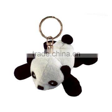 keychain mini plush stuffed toy panda soft toy , stuffed animal samll panda keychain