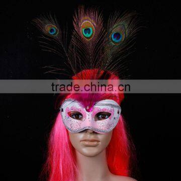 custom made painted peacock feather mask party city masquerade masks