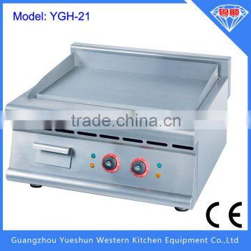 Hot Sale Commercial Stainless Steel electric counter top griddle