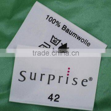 New Hot Fashion Good Quality Fabric Printed Tag Label photo-3