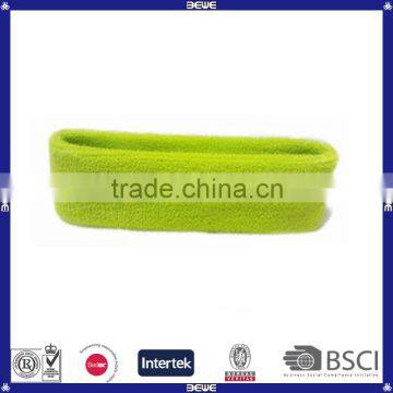 Unisex elastic cotton lime sport headband