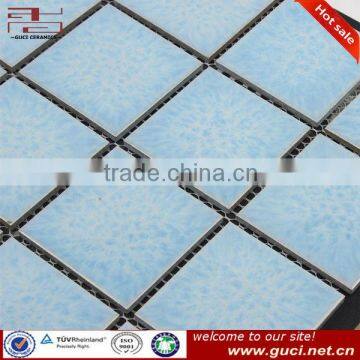 73*73mm blue pool decoration mosaic tiles