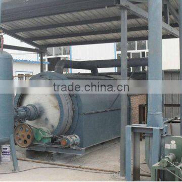 automatic 20tpd continuous waste tyre pyrolysis plant waste tire pyrolysis to oil machine