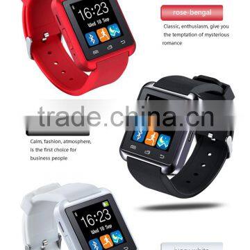 wholesale promotion 2016 smart watch U8 touch screen Bluetooth4.0 smart watch for Andriod and IOS