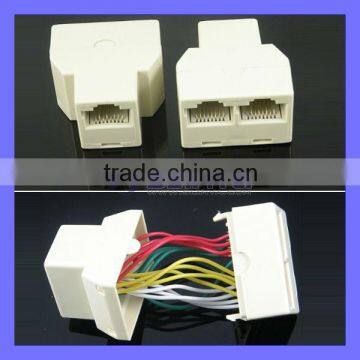 RJ45 Splitter Connector Adapter 8P8C