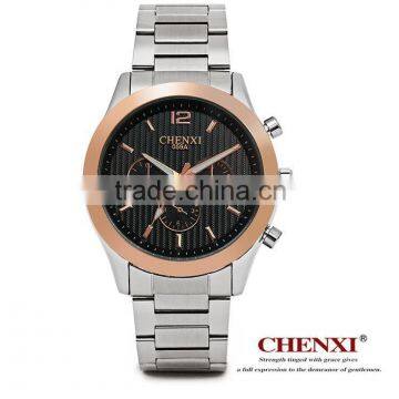 Wholesale Wrist Watch Stainless Steel Chain Black Color Wrist Watch Japan Movt Wrist Watch