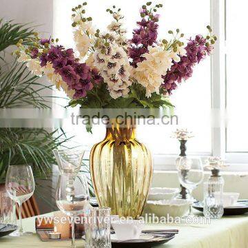 Big European Top-grade Swallow Simulation Flowers Artificial Flowers Sitting Room be Born Long Rod Delphinium Household Table fl photo-2