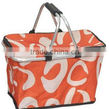 printing foldable insulated picnic bag cooler bag