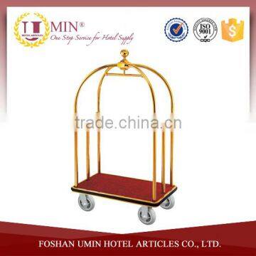 Hotel Lobby Birdcage Luggage Cart