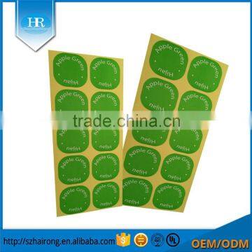 Custom Printed Adhesive Packaging Label Coated Paper Sticker Self Adhesive Round Sticker Label